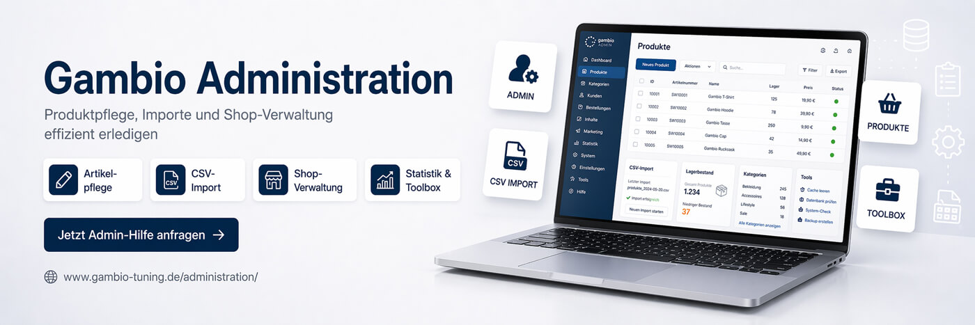 Gambio Administration