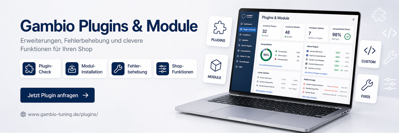 Gambio Plugins und Module