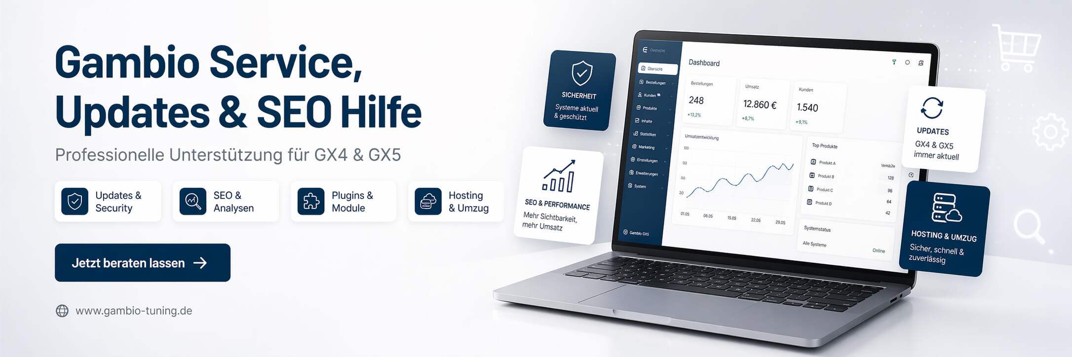 Gambio Service und Hilfe