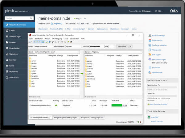 Wichtige Abschlussarbeiten nach der Gambio Installation