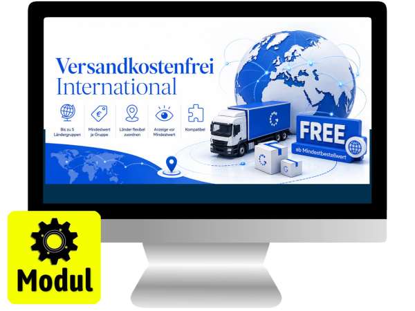 Gambio Versandkostenfrei International | 5 Ländergruppen