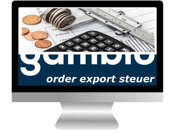 Bestellungen - Order Export für den Steuerberater