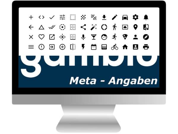 Sonderzeichen / Icons für Meta Angaben