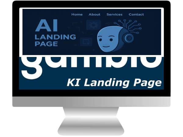 KI - Landing Page | Startseite mit Boxen - FAQ
