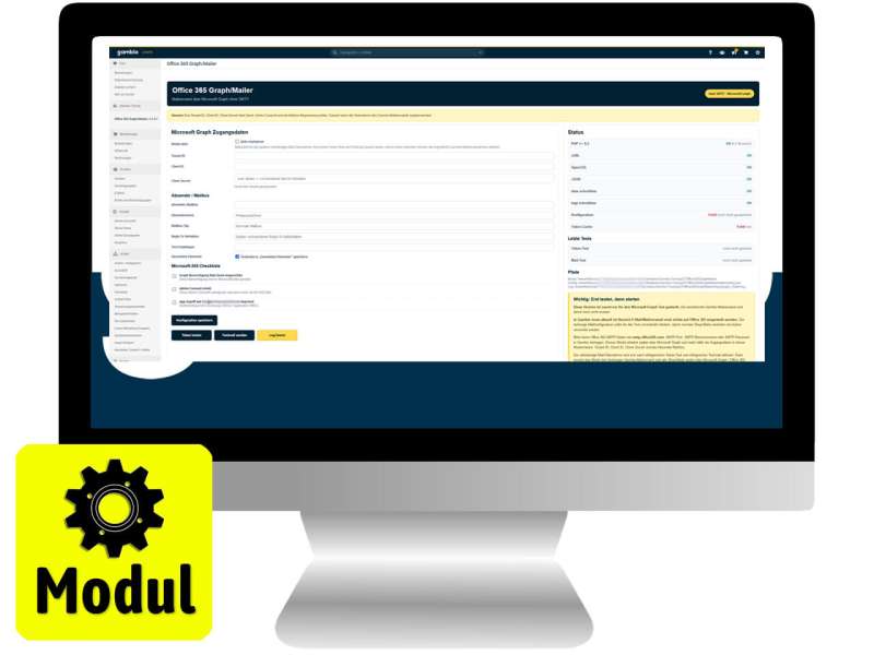 Gambio Office 365 Graph Mailer - der moderne Mailversand