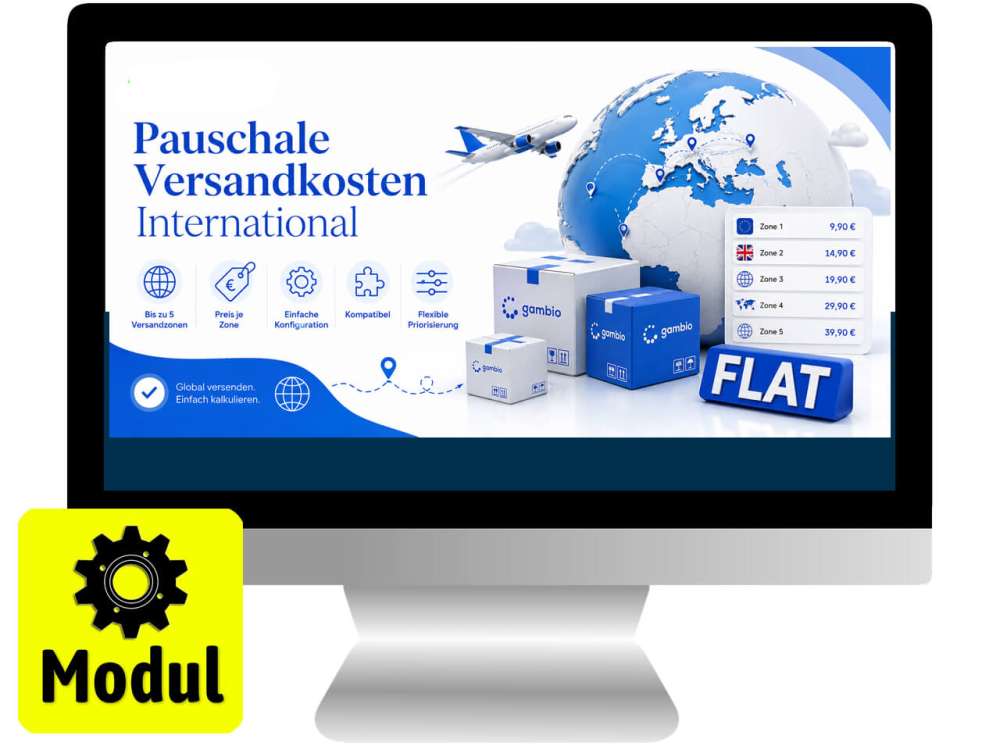 Pauschale Versandkosten International – 5 Versandzonen mit eigenen Versandpreisen