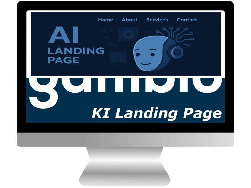 KI - Landing Page | Startseite mit Boxen - FAQ