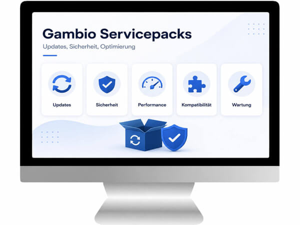Installation von Service Packs für das Gambio Shop-System