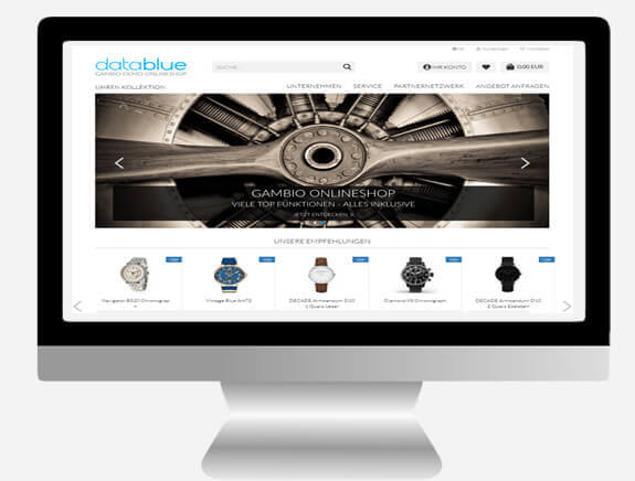 Theme DataBlue - responsive gestaltete Child-Theme